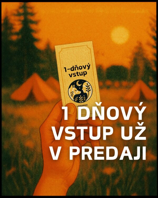 VSTUPENKA LASKAMiER FESTIVAL 2025 - 1 DEŇ